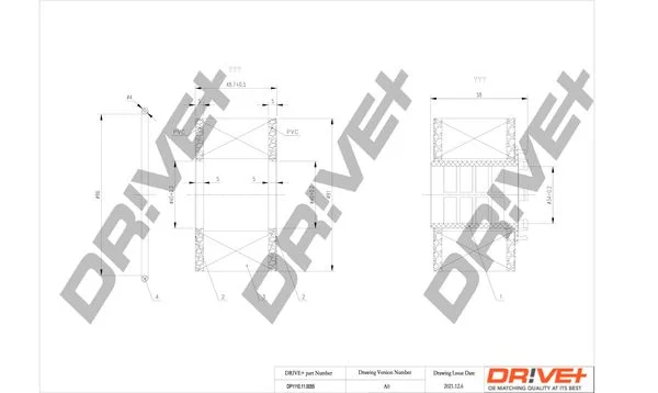 Oil Filter Dr!ve+ DP1110.11.0055