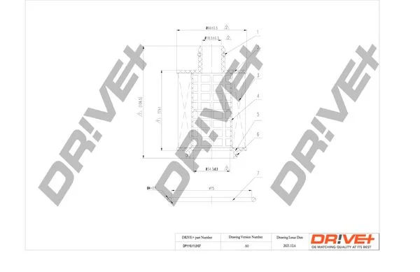 Oil Filter Dr!ve+ DP1110.11.0107
