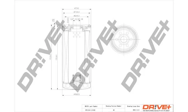 Oil Filter Dr!ve+ DP1110.11.0145