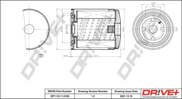 Oil Filter Dr!ve+ DP1110.11.0165