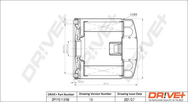 Oil Filter Dr!ve+ DP1110.11.0166