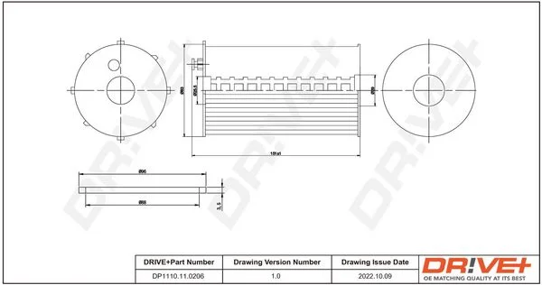 Oil Filter Dr!ve+ DP1110.11.0206