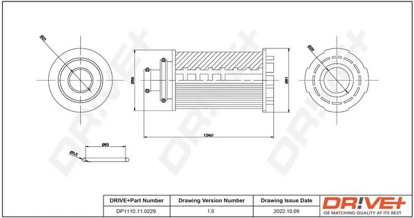 Oil Filter Dr!ve+ DP1110.11.0229