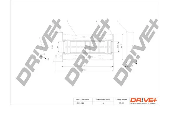 Oil Filter Dr!ve+ DP1110.11.0238