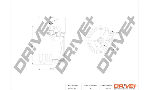 Fuel Filter Dr!ve+ DP1110.13.0062