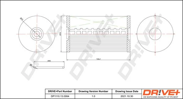 Fuel Filter Dr!ve+ DP1110.13.0064