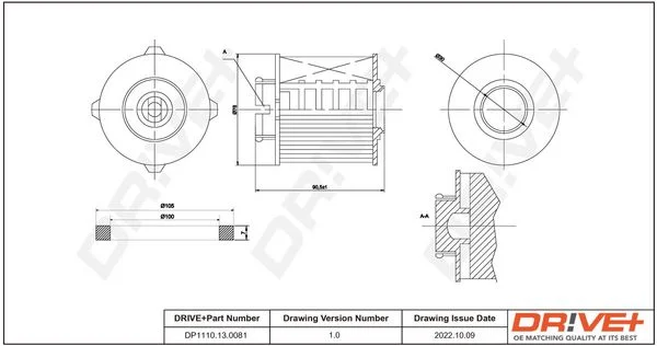 Fuel Filter Dr!ve+ DP1110.13.0081