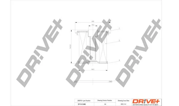 Fuel Filter Dr!ve+ DP1110.13.0099