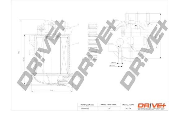 Fuel Filter Dr!ve+ DP1110.13.0117