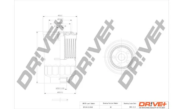 Fuel Filter Dr!ve+ DP1110.13.0125