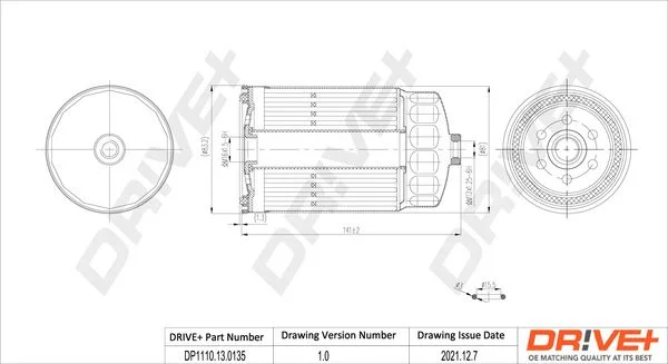 Fuel Filter Dr!ve+ DP1110.13.0135