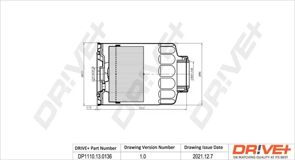 Fuel Filter Dr!ve+ DP1110.13.0136