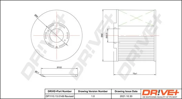 Fuel Filter Dr!ve+ DP1110.13.0149