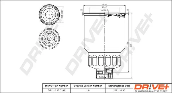 Fuel Filter Dr!ve+ DP1110.13.0158