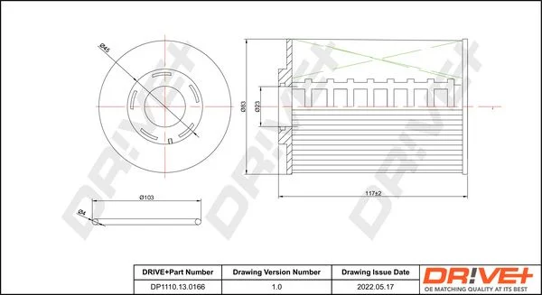 Fuel Filter Dr!ve+ DP1110.13.0166