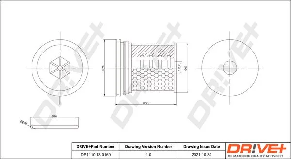 Fuel Filter Dr!ve+ DP1110.13.0169