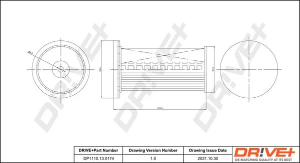 Fuel Filter Dr!ve+ DP1110.13.0174