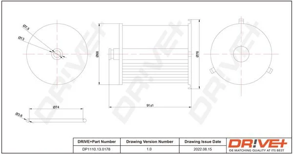 Fuel Filter Dr!ve+ DP1110.13.0178
