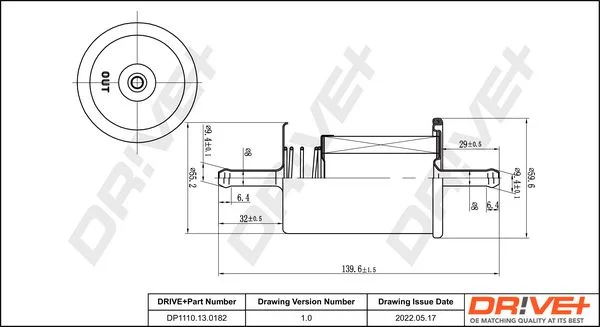 Fuel Filter Dr!ve+ DP1110.13.0182