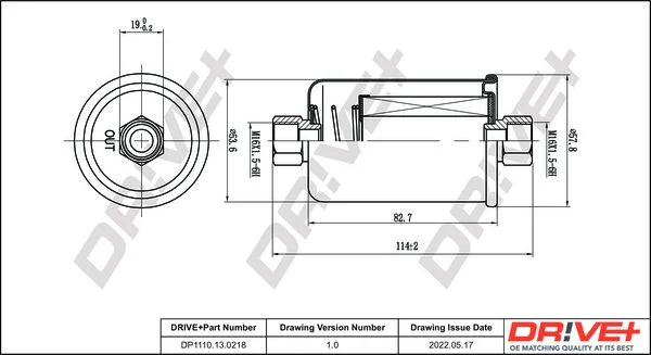 Fuel Filter Dr!ve+ DP1110.13.0218