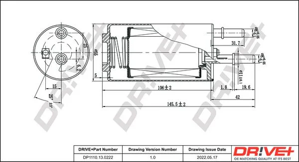 Fuel Filter Dr!ve+ DP1110.13.0222