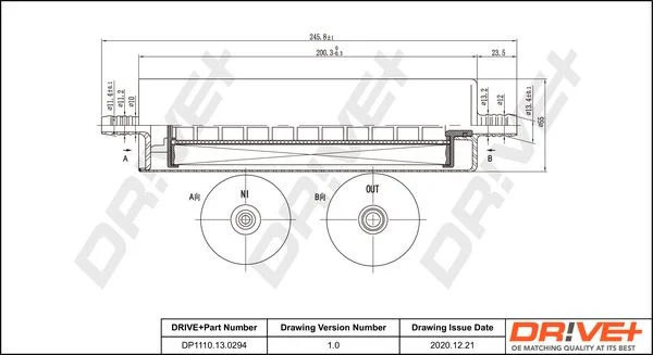 Fuel Filter Dr!ve+ DP1110.13.0294
