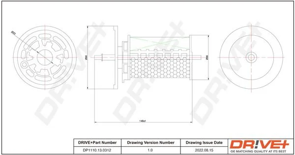 Fuel Filter Dr!ve+ DP1110.13.0312