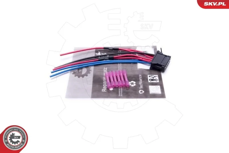 Cable Repair Set, licence plate light ESEN SKV 53SKV102