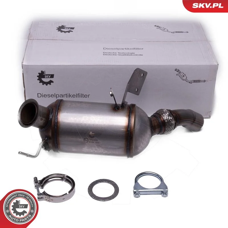 Filtro de partículas de fuligem, sistema de escape ESEN SKV 62SKV520