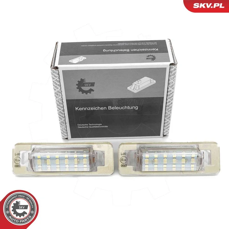Licence Plate Light ESEN SKV 72SKV509