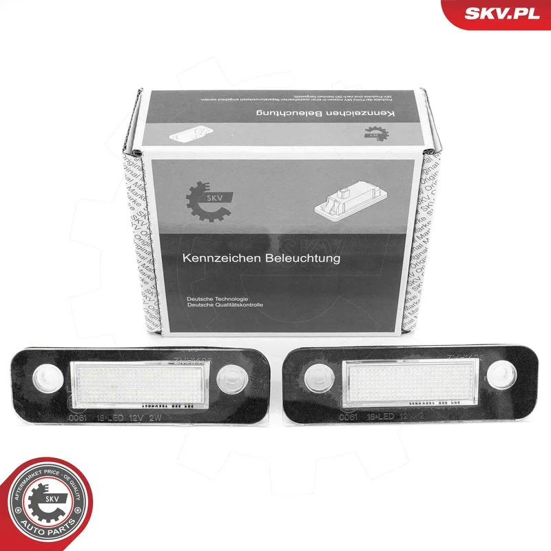 Licence Plate Light ESEN SKV 72SKV527