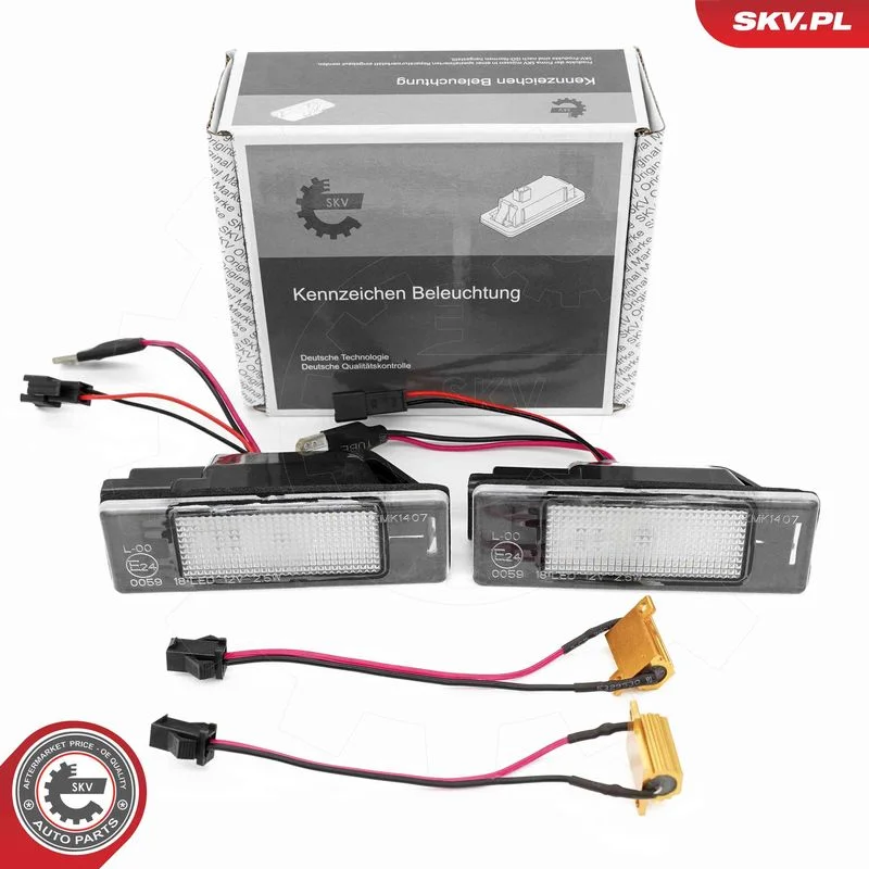 Licence Plate Light ESEN SKV 72SKV530