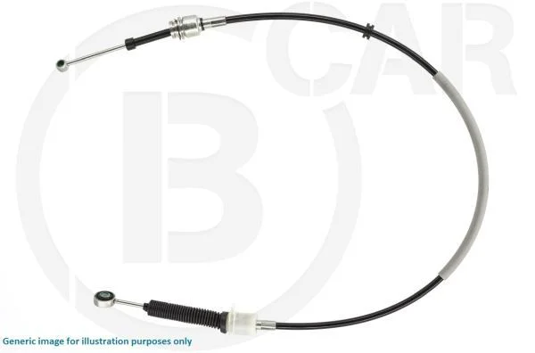 Cable Pull, manual transmission B CAR 001VW003