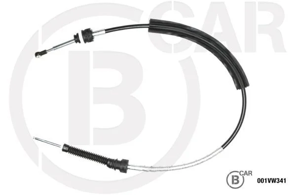 Cable Pull, manual transmission B CAR 001VW341