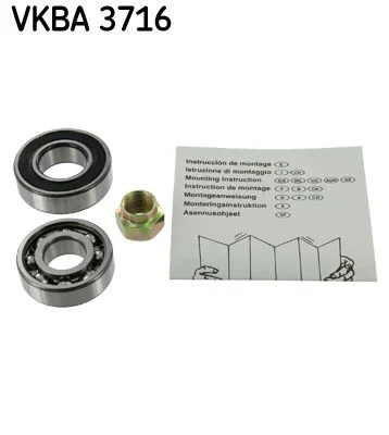 Kit de rolamentos de roda SKF VKBA 3716