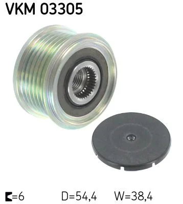 Alternator Freewheel Clutch SKF VKM03305
