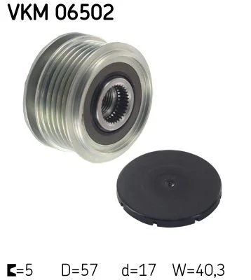 Alternator Freewheel Clutch SKF VKM 06502