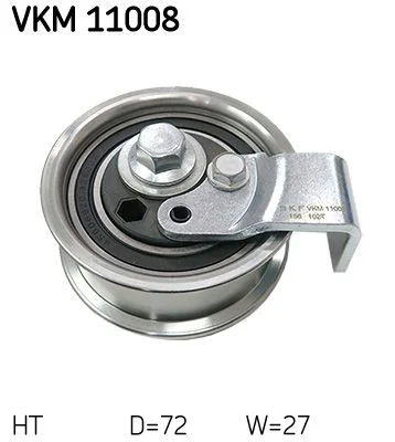 Tensioner Pulley, timing belt SKF VKM11008