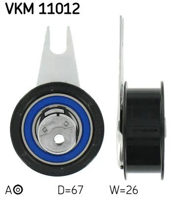 Tensioner Pulley, timing belt SKF VKM11012