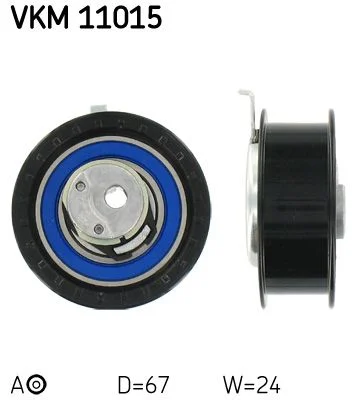 Tensioner Pulley, timing belt SKF VKM11015