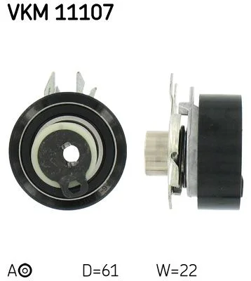 Tensioner Pulley, timing belt SKF VKM 11107