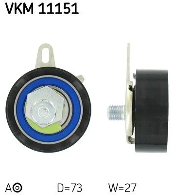 Tensioner Pulley, timing belt SKF VKM11151