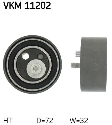 Tensioner Pulley, timing belt SKF VKM11202