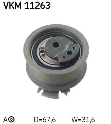 Tensioner Pulley, timing belt SKF VKM 11263