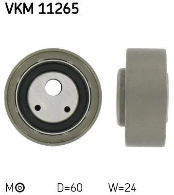Tensioner Pulley, timing belt SKF VKM11265