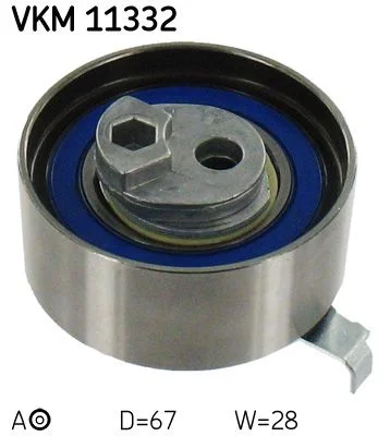 Tensioner Pulley, timing belt SKF VKM11332