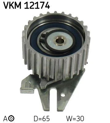 Tensioner Pulley, timing belt SKF VKM 12174