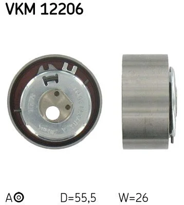 Tensioner Pulley, timing belt SKF VKM12206