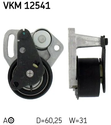 Tensioner Pulley, timing belt SKF VKM12541