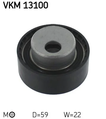 Tensioner Pulley, timing belt SKF VKM 13100